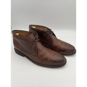 Frye Phillip Men Size 10D 3487580 Tan‎ Burnished Leather Ankle Chukka Boot